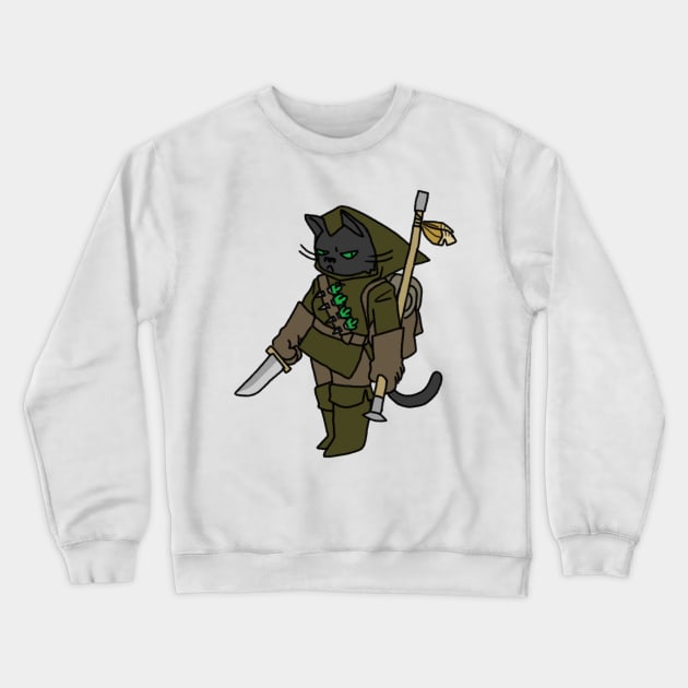 Tabaxi Ranger Crewneck Sweatshirt by NathanBenich